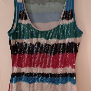 Sequined Tank Dress